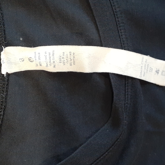 Lululemon black pullover hi low swing crewneck top size 8 - Picture 8 of 10